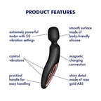 Satisfyer Wanderland Rose Gold USB Rechargeable Massage Wand > Sex Toys > Massage Wands