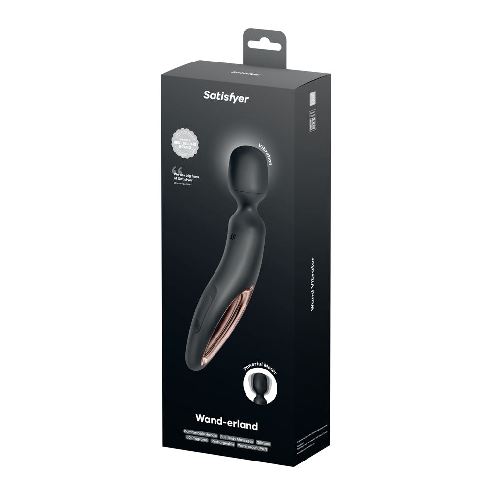 Satisfyer Wanderland Rose Gold USB Rechargeable Massage Wand > Sex Toys > Massage Wands
