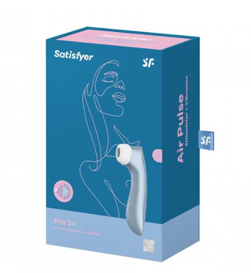Satisfyer Pro 2 Plus G2 Clitoral Stimulator – Rechargeable Silicone Device Blue > Sex Toys For Ladies > Air Pulsation