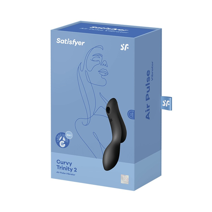 Satisfyer Curvy Trinity 2 – Insertable Air Pulse Vibrator > Vibrators > Unconventional