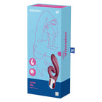 Satisfyer Love Me 22cm Rabbit Vibrator Red | Waterproof Silicone > Vibrators > Ladies > Rabbit