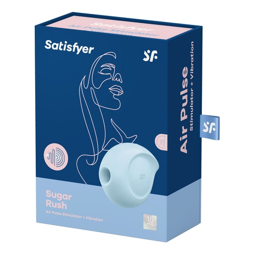 Satisfyer Sugar Rush Blue – Air Pulse Clitoral Stimulator with Vibration and Pressure Waves Default Title > Sex Toys For Ladies > Air Pulsation