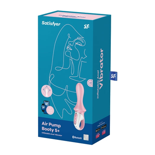 Satisfyer Air Pump Booty 5+ Inflatable Remote-Controlled Anal Vibrator > Anal Range > Tunnel and Stretchers