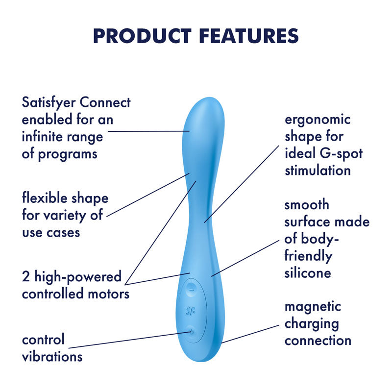 Satisfyer G-Spot Flex 4 – USB Rechargeable Remote-Controlled Silicone Vibrator > Sex Toys > Remote Control Toys