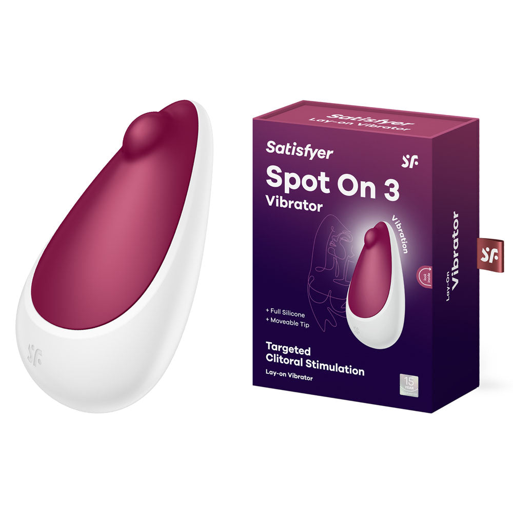 Satisfyer Spot On 3 Berry USB Rechargeable Clitoral Stimulator Purple > Vibrators > Ladies > Clitoral Vibrators and Stimulators