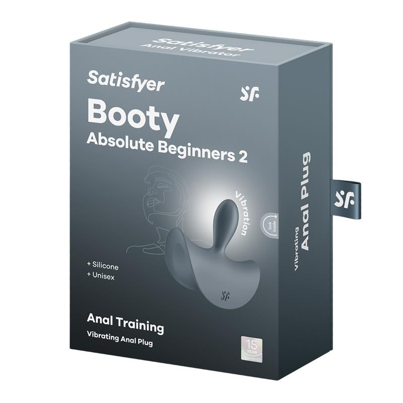 Satisfyer Booty Absolute Beginners 2 – Slim Silicone Vibrating Anal Plug Default Title > Anal Range > Butt Plugs