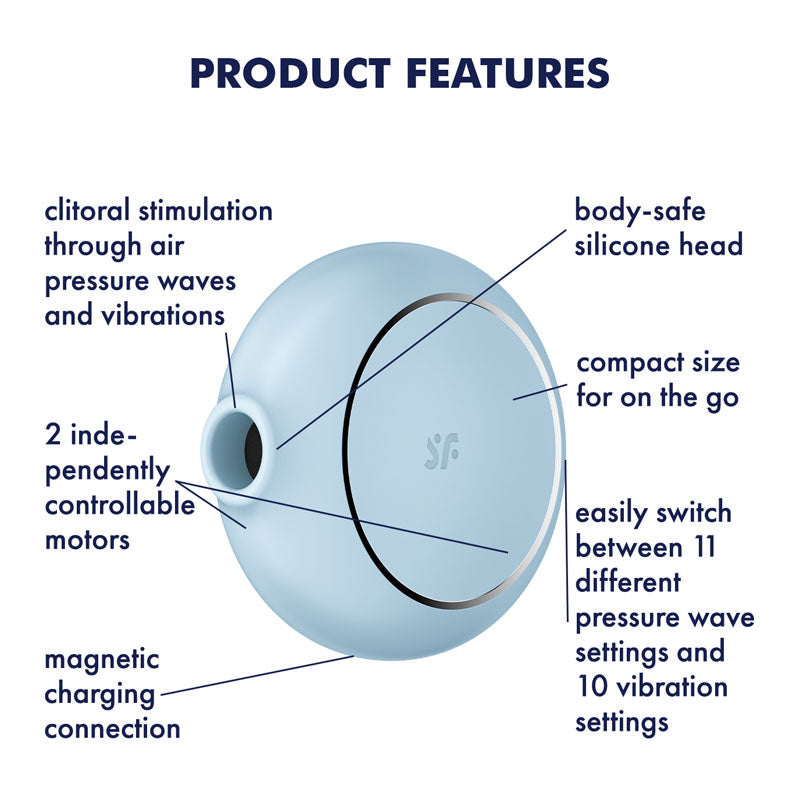 Satisfyer Pro To Go 3 – Blue