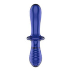 Satisfyer Double Crystal Glass Dildo – Premium Quality Temperature Play and Textured Sensation > Glass > Dildos