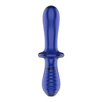 Satisfyer Double Crystal Borosilicate Glass Dildo – Temperature Play Sex Toy