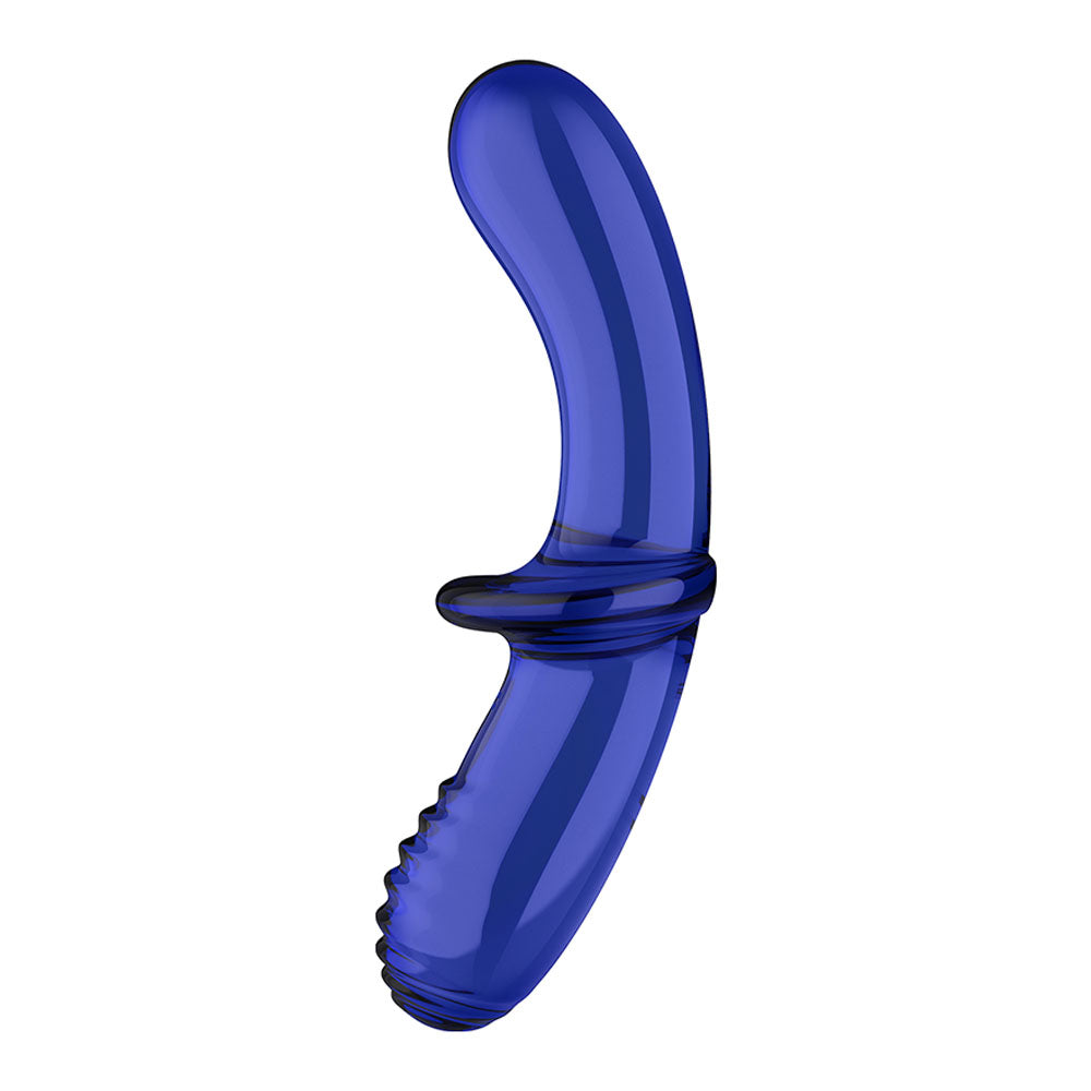 Satisfyer Double Crystal Glass Dildo – Premium Quality Temperature Play and Textured Sensation > Glass > Dildos Main image