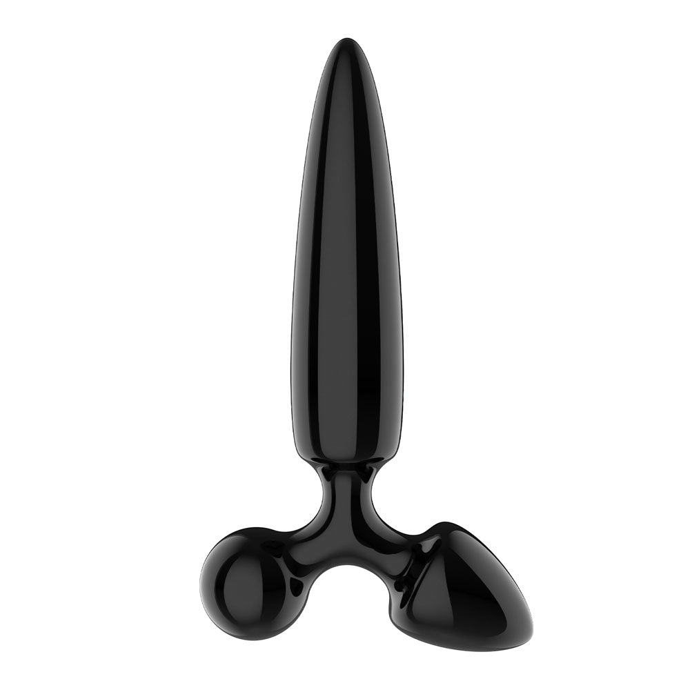 Satisfyer Triple Crystal 1 – Borosilicate Glass Dildo 21 cm with Two Smaller Plugs > Glass > Dildos