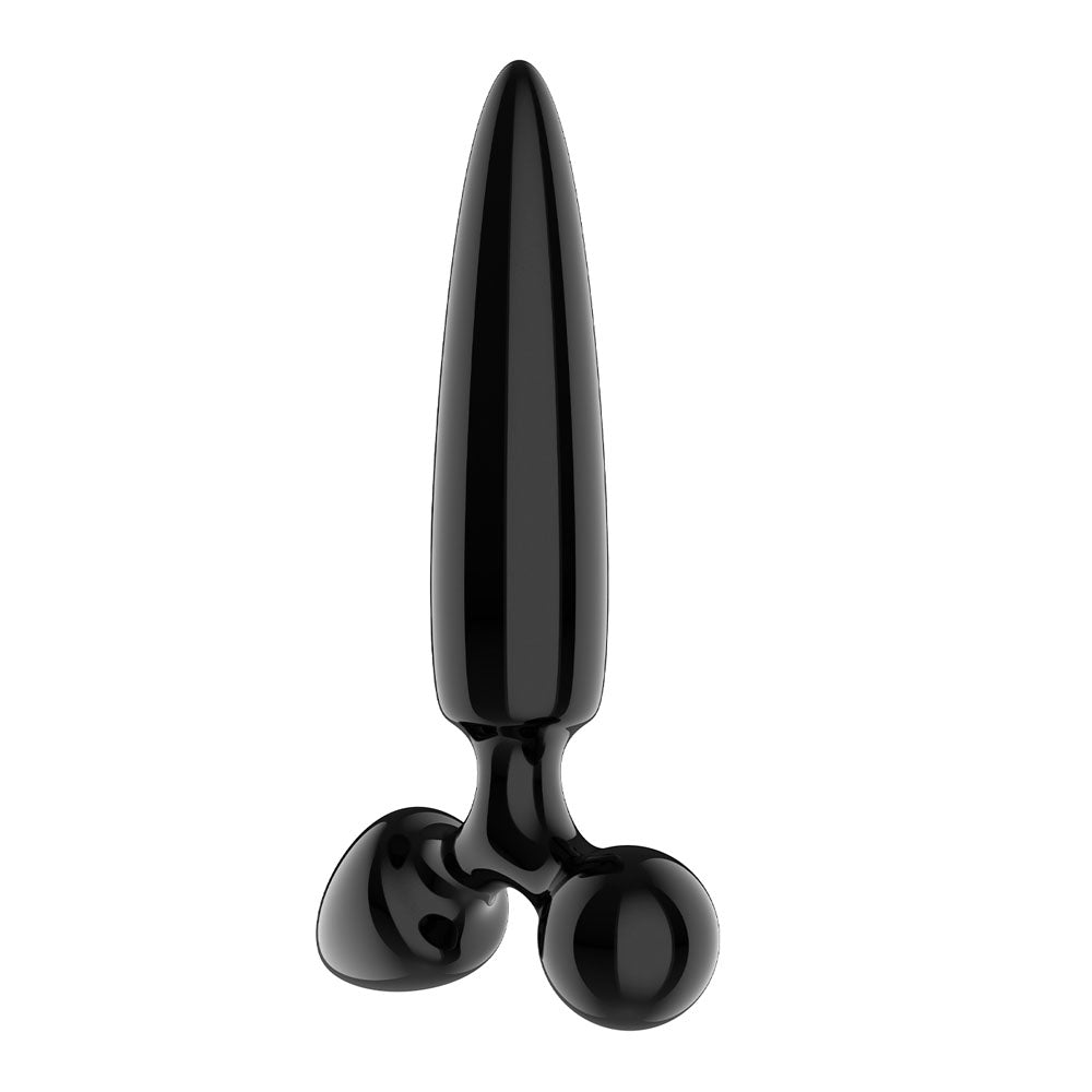 Satisfyer Triple Crystal 1 – Borosilicate Glass Dildo 21 cm with Two Smaller Plugs > Glass > Dildos