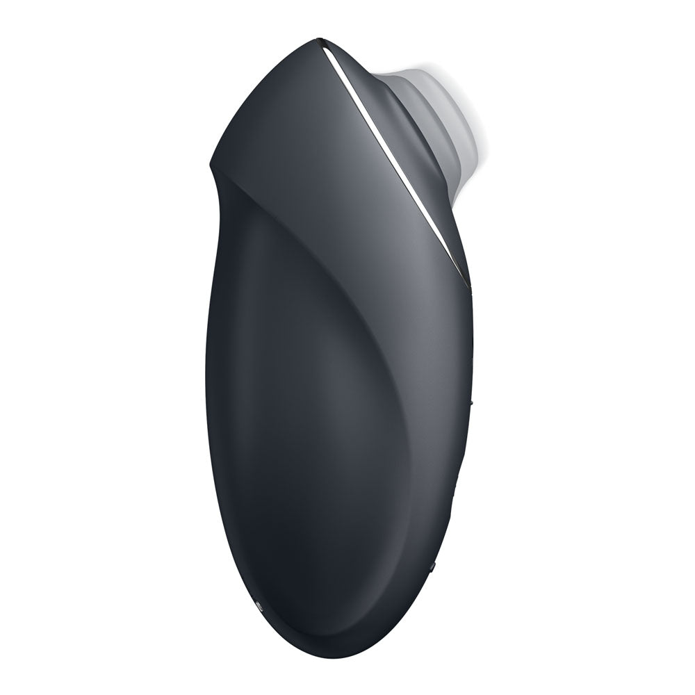 Satisfyer Tap and Climax 1 Lay-On Vibrator Grey