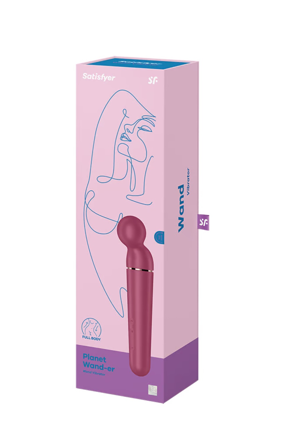 Satisfyer Planet Wand-er Berry – Rechargeable Full-Body Massager Default Title > Sex Toys > Massage Wands