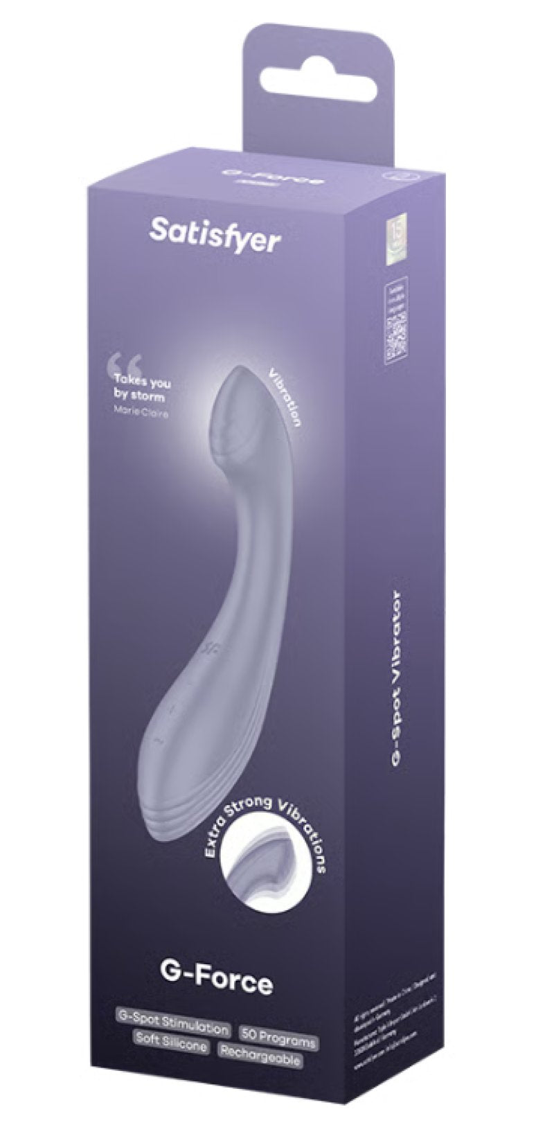 Satisfyer G-Force G-Spot Vibrator – 19 cm Silicone G-Spot Vibrator > Sex Toys For Ladies > G-Spot Vibrators