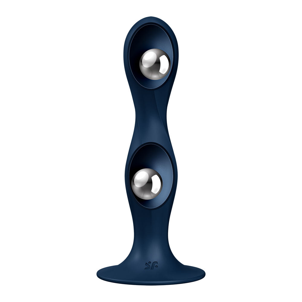 Satisfyer Double Ball-R Dildo 7 Inch Silicone Dual Pleasure Toy > Anal Range > Vibrating Butt Plugs