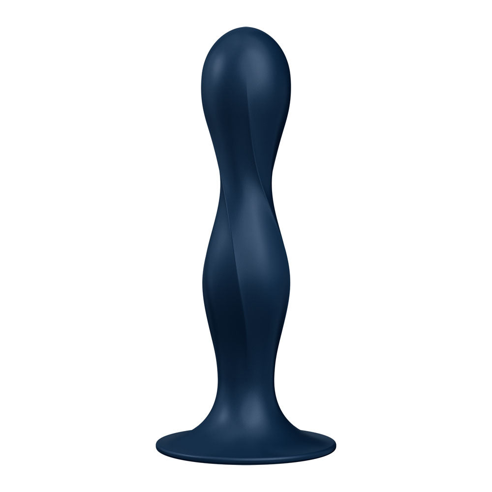 Satisfyer Double Ball-R Dildo 7 Inch Silicone Dual Pleasure Toy > Anal Range > Vibrating Butt Plugs Main image