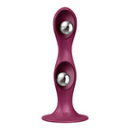 Satisfyer Double Ball-R Dildo 5 and 7 Inch Silicone Dual Pleasure Toy > Anal Range > Vibrating Butt Plugs