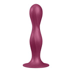 Satisfyer Double Ball-R Dildo 5 and 7 Inch Silicone Dual Pleasure Toy > Anal Range > Vibrating Butt Plugs