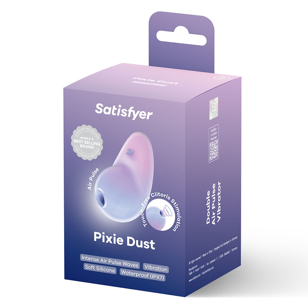 Satisfyer Pixie Dust Double Air Pulse Vibrator > Sex Toys For Ladies > Air Pulsation