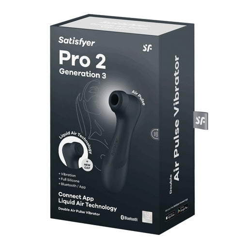 Satisfyer Pro 2 Gen 3 – App-Controlled Rechargeable Clitoral Stimulator Black > Sex Toys For Ladies > Air Pulsation