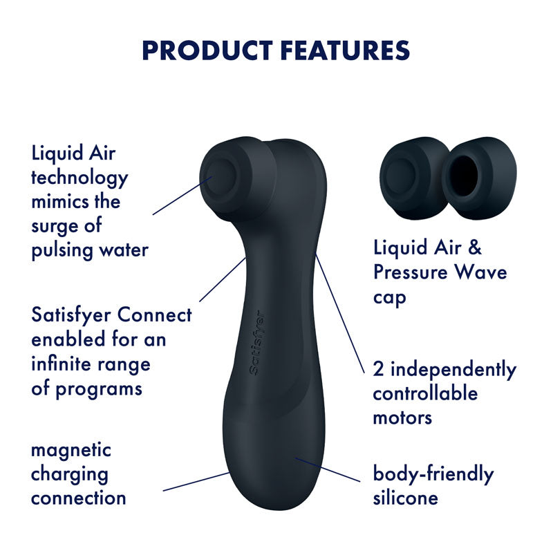 Satisfyer Pro 2 Gen 3 – App-Controlled Rechargeable Clitoral Stimulator - Black > Sex Toys For Ladies > Air Pulsation