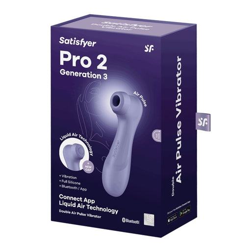 Satisfyer Pro 2 Gen 3 – App-Controlled Clitoral Stimulator Purple > Sex Toys For Ladies > Air Pulsation