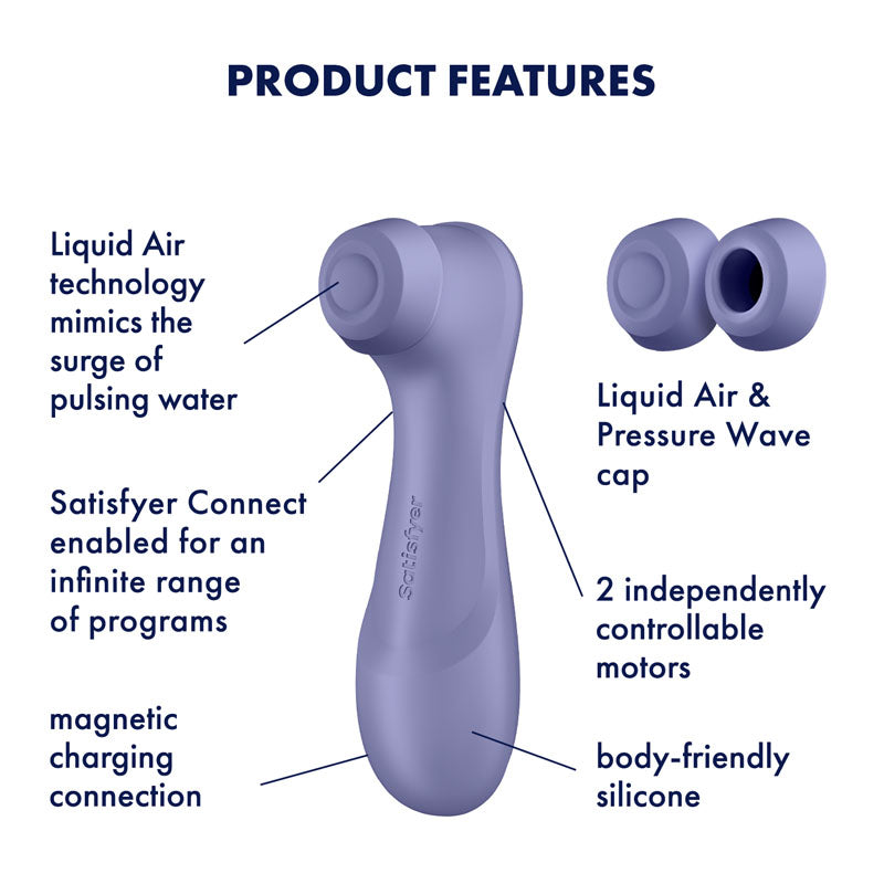 Satisfyer Pro 2 Gen 3 – App-Controlled Clitoral Stimulator - Lilac > Sex Toys For Ladies > Air Pulsation