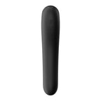 Satisfyer Dual Kiss Waterproof Air Pulse Vibrator with Vibrating Insertable Shaft Silicone