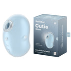 Satisfyer Cutie Ghost Air Pulse Vibrator – Rechargeable Silicone Compact Vibrator Blue > Sex Toys For Ladies > Air Pulsation