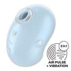 Satisfyer Cutie Ghost Air Pulse Vibrator – Rechargeable Silicone Compact Vibrator > Sex Toys For Ladies > Air Pulsation