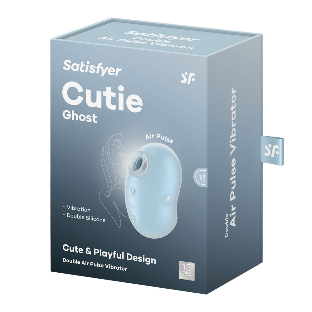 Satisfyer Cutie Ghost Air Pulse Vibrator – Rechargeable Silicone Compact Vibrator > Sex Toys For Ladies > Air Pulsation
