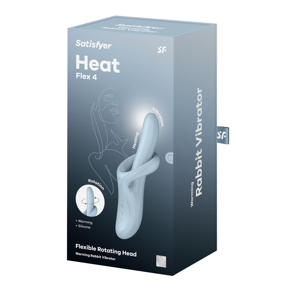 Satisfyer Heat Flex 4 – Heating Rechargeable Silicone Vibrator > Sex Toys For Ladies > G-Spot Vibrators