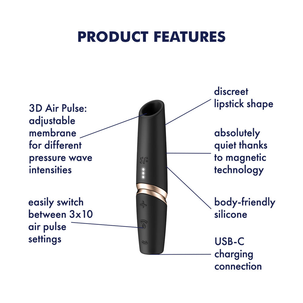 Satisfyer Perfect Kiss Mini – Travel Size Clitoral Massager > Sex Toys For Ladies > Air Pulsation