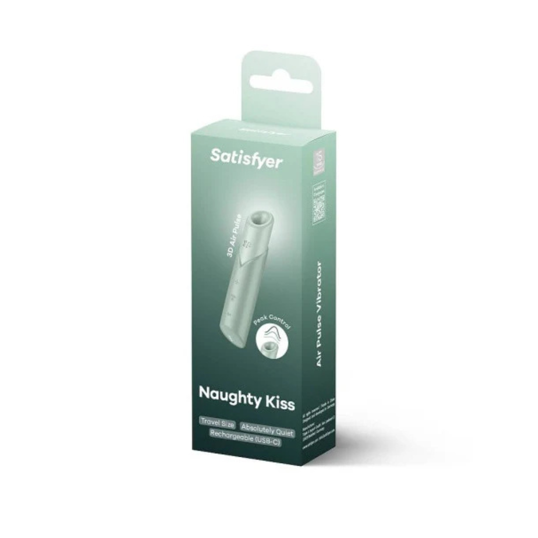 Satisfyer Naughty Kiss Mini – Compact Travel Size Clitoral Massager Default Title > Sex Toys For Ladies > Air Pulsation