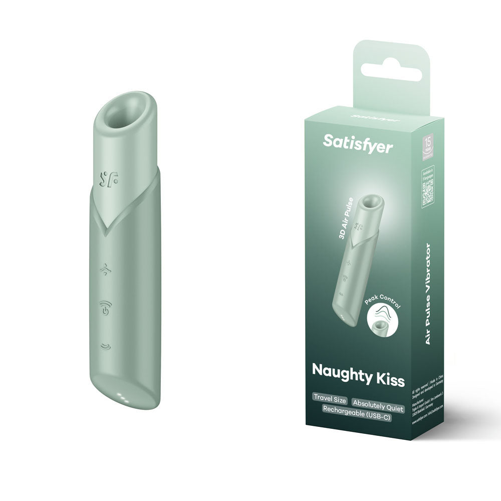 Satisfyer Naughty Kiss Mini – Compact Travel Size Clitoral Massager > Sex Toys For Ladies > Air Pulsation