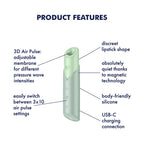 Satisfyer Naughty Kiss Mini – Compact Travel Size Clitoral Massager > Sex Toys For Ladies > Air Pulsation