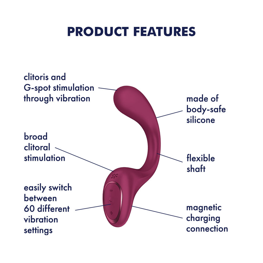 Satisfyer G For Goddess 2 Rechargeable Silicone G-Spot Vibrator > Sex Toys For Ladies > G-Spot Vibrators