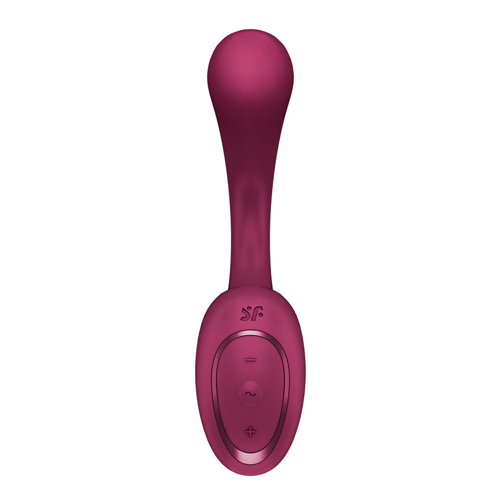 Satisfyer G For Goddess 2 - G-Spot Clitoral Rabbit Vibrator Wine Red