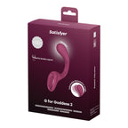 Satisfyer G For Goddess 2 - G-Spot Clitoral Rabbit Vibrator Wine Red