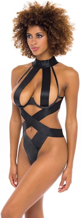 Oh La La Cheri Lydie Teddy G-String Included Lingerie Black S M > Clothes > Teddies