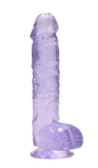 REALROCK Realistic Dildo with Balls – 15.2 cm Silicone Dong with Suction Cup Base > Dildos > Realistic Dildos