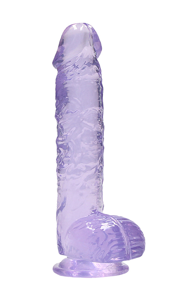 REALROCK Realistic Dildo with Balls – 15.2 cm Silicone Dong with Suction Cup Base > Dildos > Realistic Dildos