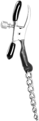 Fetish Fantasy Alligator Nipple Clamps with Metal Chain Adjustable Nipple Clamps > Sex Toys > Nipple Clamps