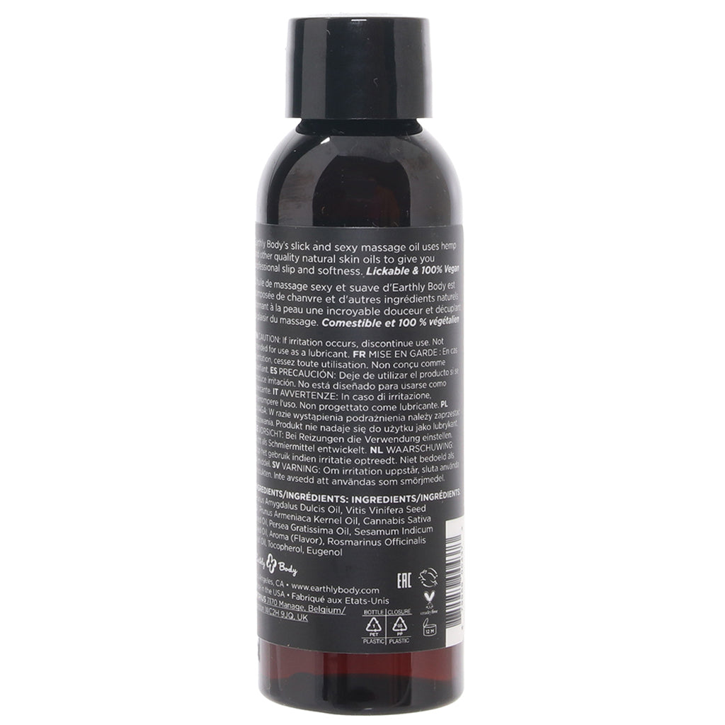 Edible Massage Oil 2oz/60ml in Strawberry