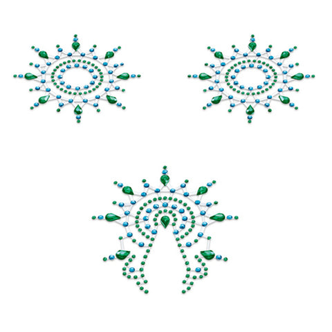 Petits Joujoux Gloria Green Nipple And Vagina Pasties Default Title Pasties