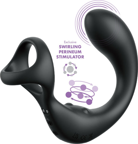 Pipedream Anal Fantasy Elite Ass-Gasm Taint-Alizer – Silicone Rechargeable Butt Plug > Anal Range > Prostate Plugs