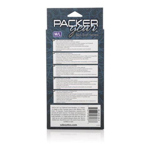 Packer Gear Brief Harness Medium to Large Bodyforms