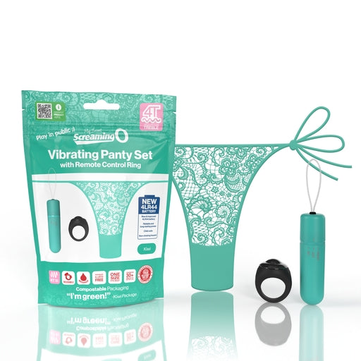 Screaming O 4T Panty Vibrator Set with Remote and High Pitch Treble Vibrating Bullet > Sex Toys For Ladies > Panty Vibes