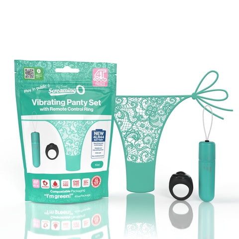 Screaming O 4T Panty Vibrator Set with Remote and High Pitch Treble Vibrating Bullet > Sex Toys For Ladies > Panty Vibes